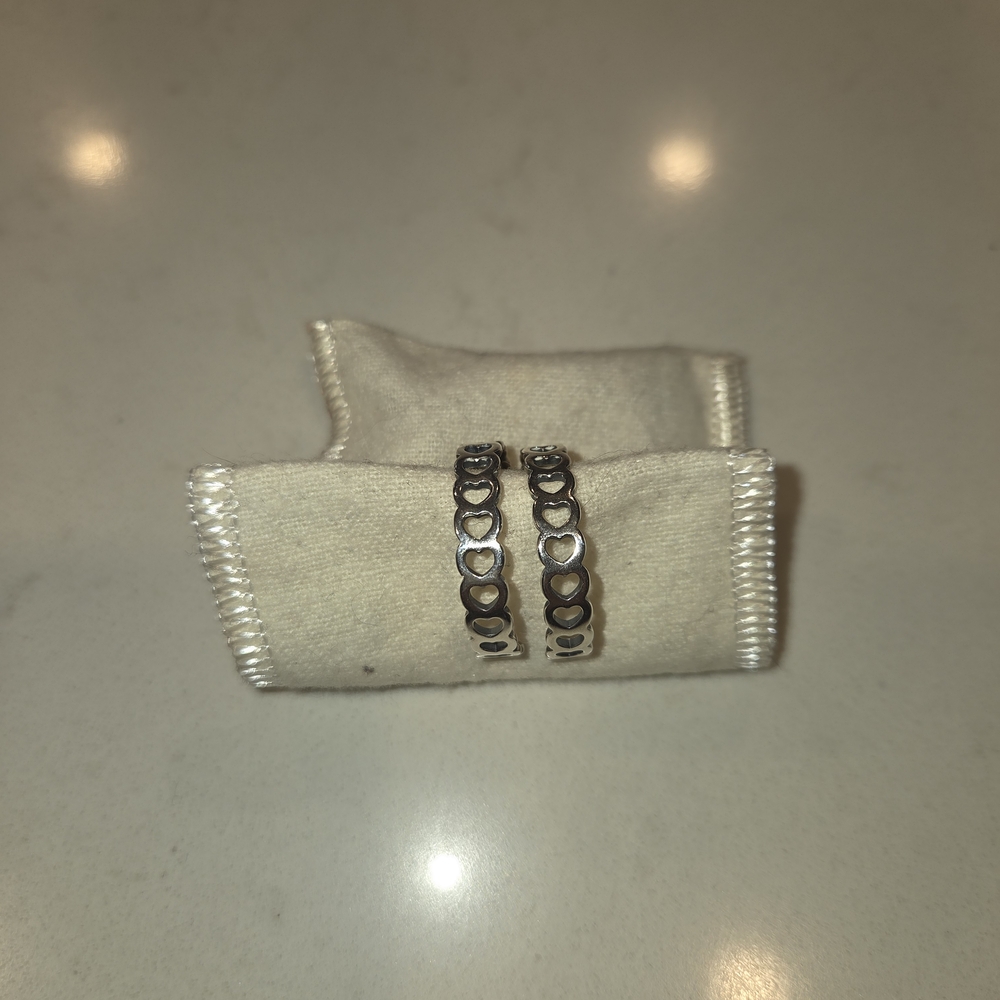 James Avery Silver Hoop Earrings
